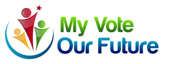 My Vote Our Future logo