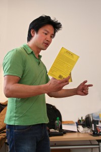 David Yip, lead actor in Yellow Face. Photo from http://www.davidyip.co.uk/